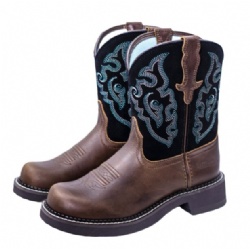 YB04 western kids boot