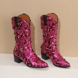 Sparkling Magenta Western Boot