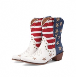 American Flag Western Boot